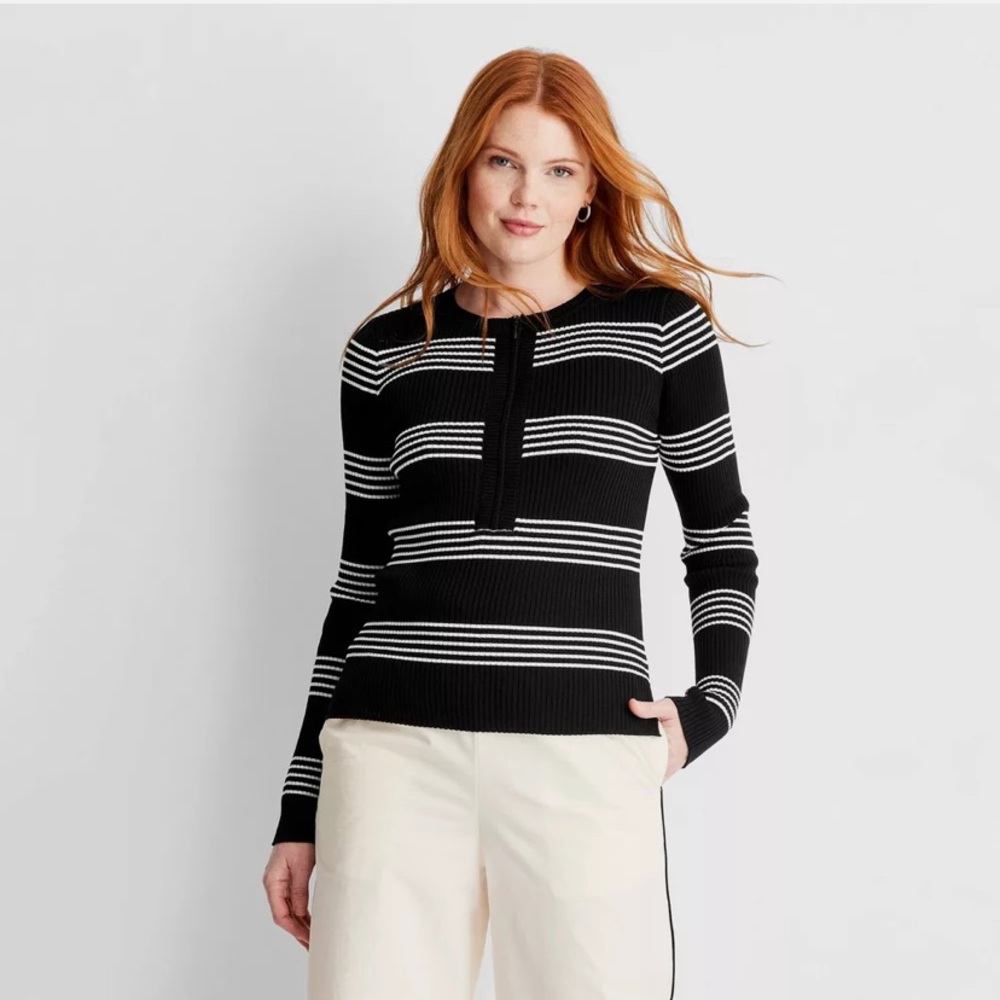 Future Collective Ribbed Tunic Sweater - Picture 2 of 8